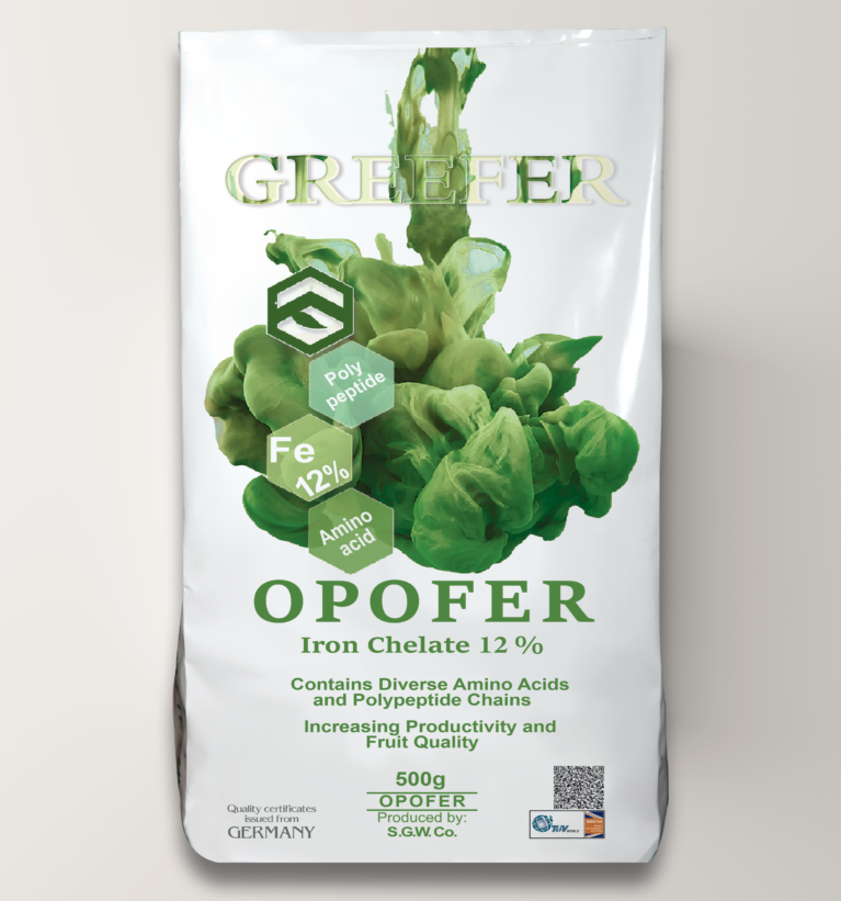 OPOFER (iron chelate 12%) (کود کلات آهن با پلی‌پپتاید)