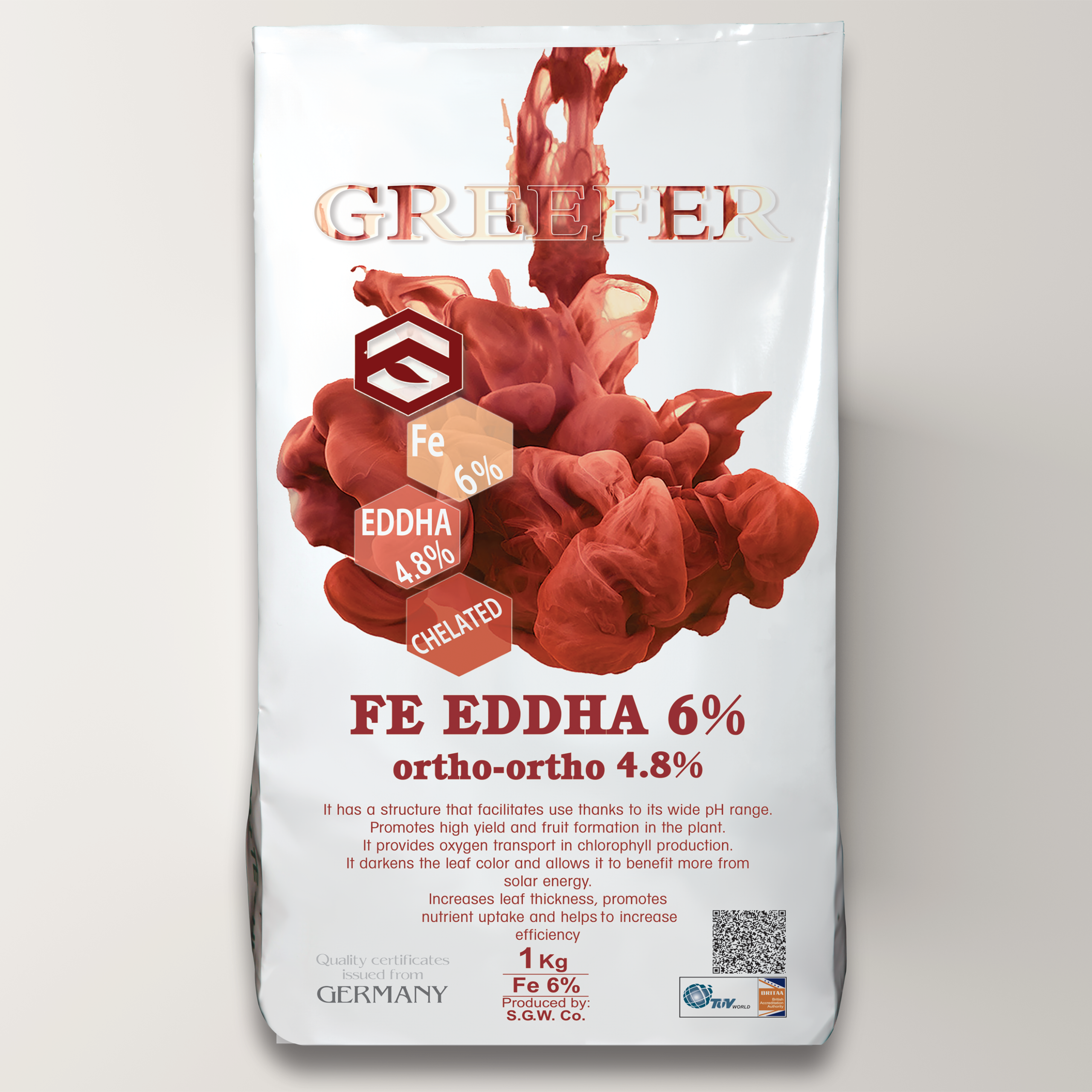 FE EDDHA 6% (ortho-ortho 4.8%) (کلات آهـن 4.8%)